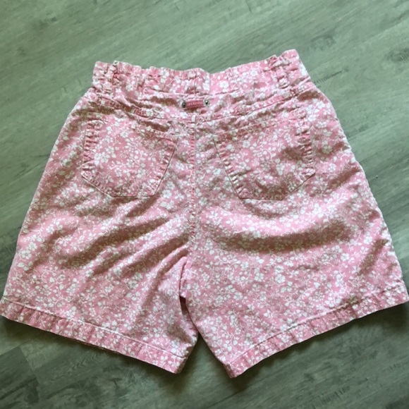 Vintage Gitano high waisted Pink floral mom shorts 32 waist - Picture 4 of 7